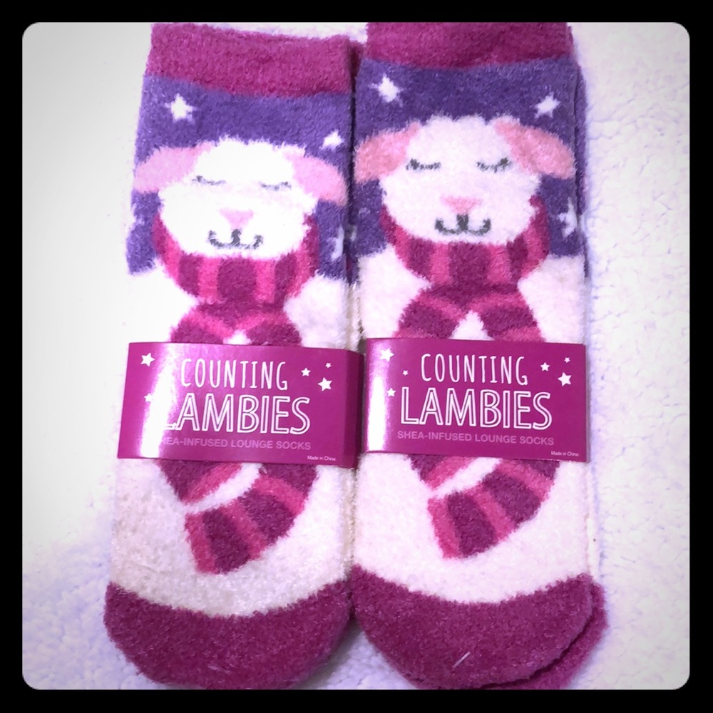 Bath & Body Works Counting Lambies Socks Shea